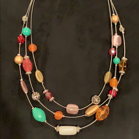 👠2 for $20 👠 Lia Sophia Colorful Beaded Necklace - Picture 4 of 4